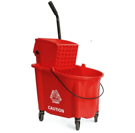 Cubo Exprimidor RM Rojo de 36 Litros