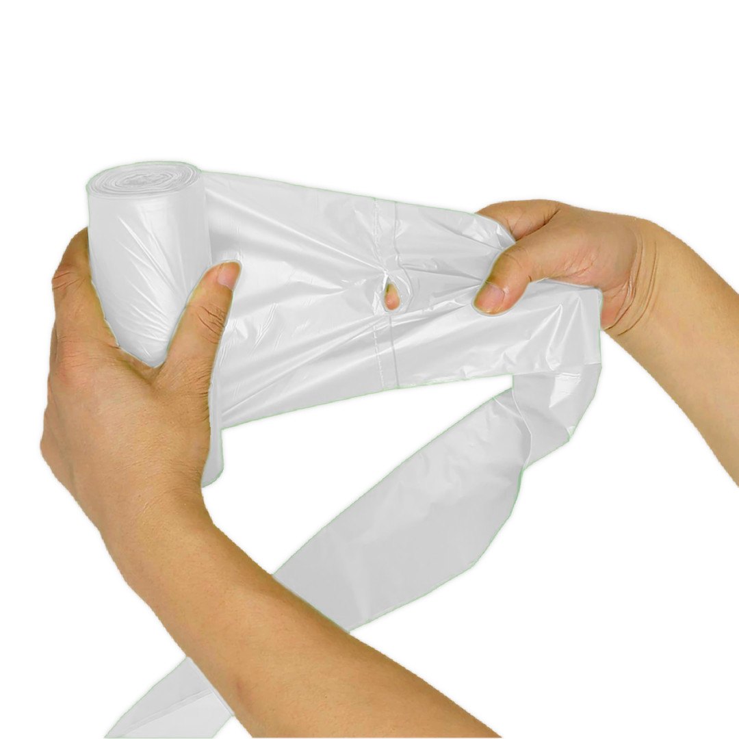 Bolsas de Basura Extra Fuertes Transparentes 32×40 rollo de 15 Unidades