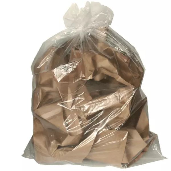 Bolsas de Basura Extra Fuertes Transparentes 50×50 Rollo de 10 Unidades